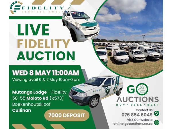 Fidelity Live Non-Starter Auction 8 May 2024